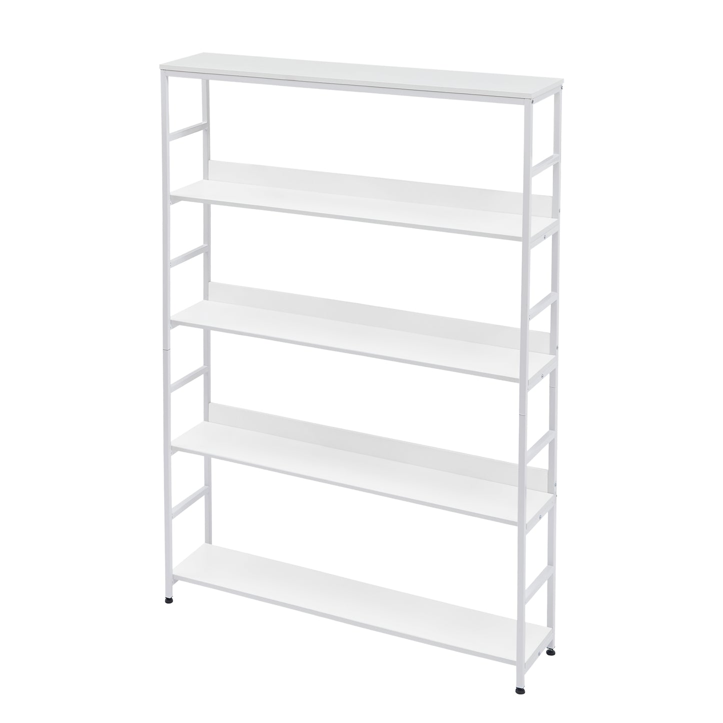 [VIDEO] 5-Tier Home Office Bookcase Open Bookshelf Storage Large 5 Shelf Bookshelf Furniture with Metal Frame, White