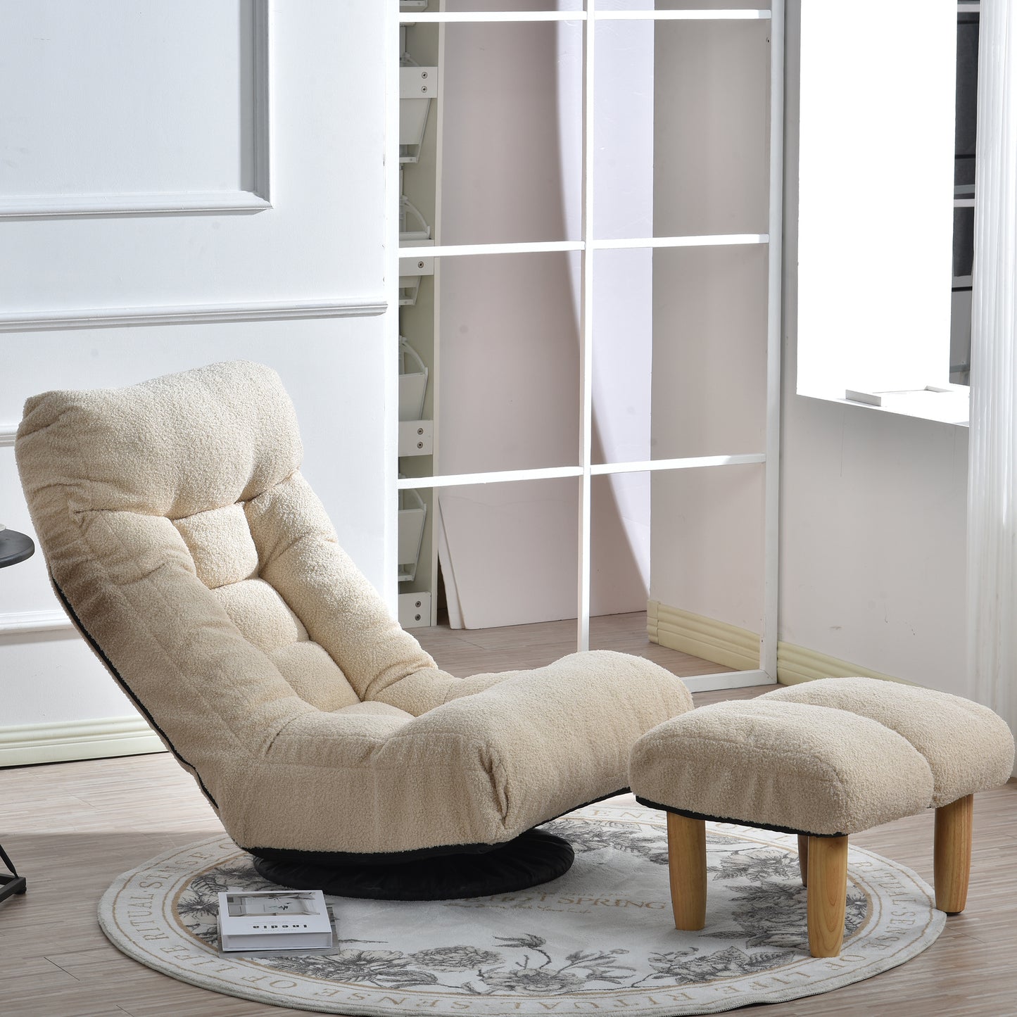 Single sofa reclining chair Japanese chair lazy sofa tatami balcony reclining chair leisure sofa adjustable chair