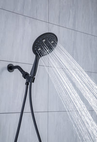 6 In. Detachable Handheld Shower Head Shower Faucet Shower System