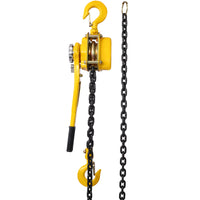 Lever Chain Hoist 1 1/2 Ton 3300LBS Capacity 10 FT Chain Come Along with Heavy Duty Hooks Ratchet Lever Chain Block Hoist Lift Puller