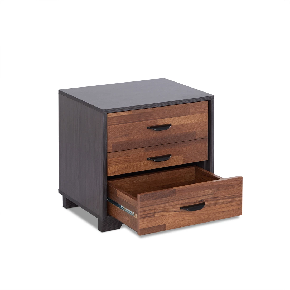 ACME Eloy Night Table in Walnut & Espresso