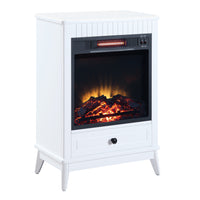 ACME Hamish Fireplace in White Finish