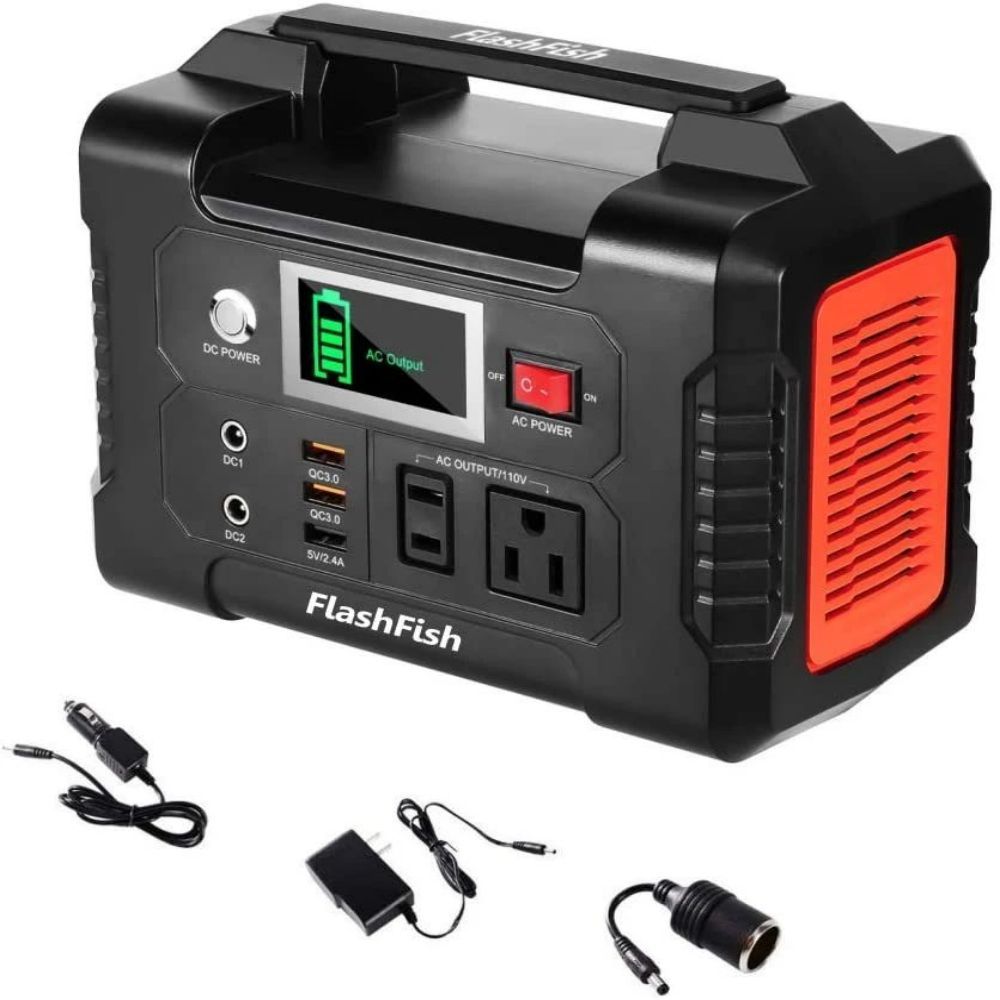 200W Portable Power Station,40800mAh Solar Generator with 110V AC Outlet/2 DC Ports/3 USB Ports, Backup Battery Pack Power Supply for CPAP Outdoor Advanture Load Trip Camping Emergency