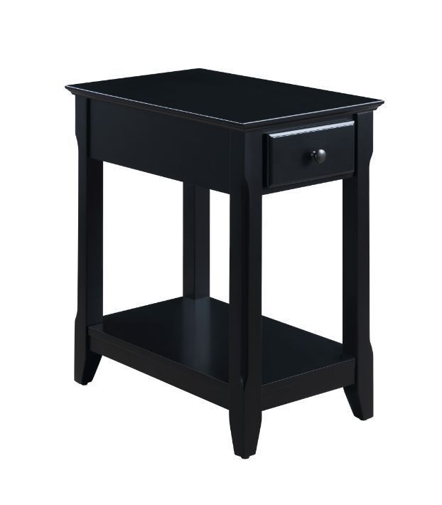 ACME Bertie Accent Table, Black Finish