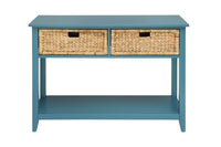 ACME Flavius Console Table in Teal 90266