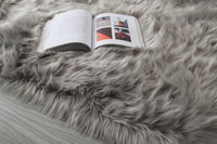 "Cozy Collection" Ultra Soft Fluffy Faux Fur Sheepskin Area Rug