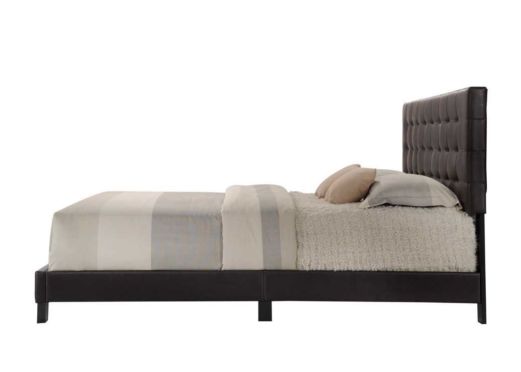 ACME Masate Queen Bed in Espresso PU