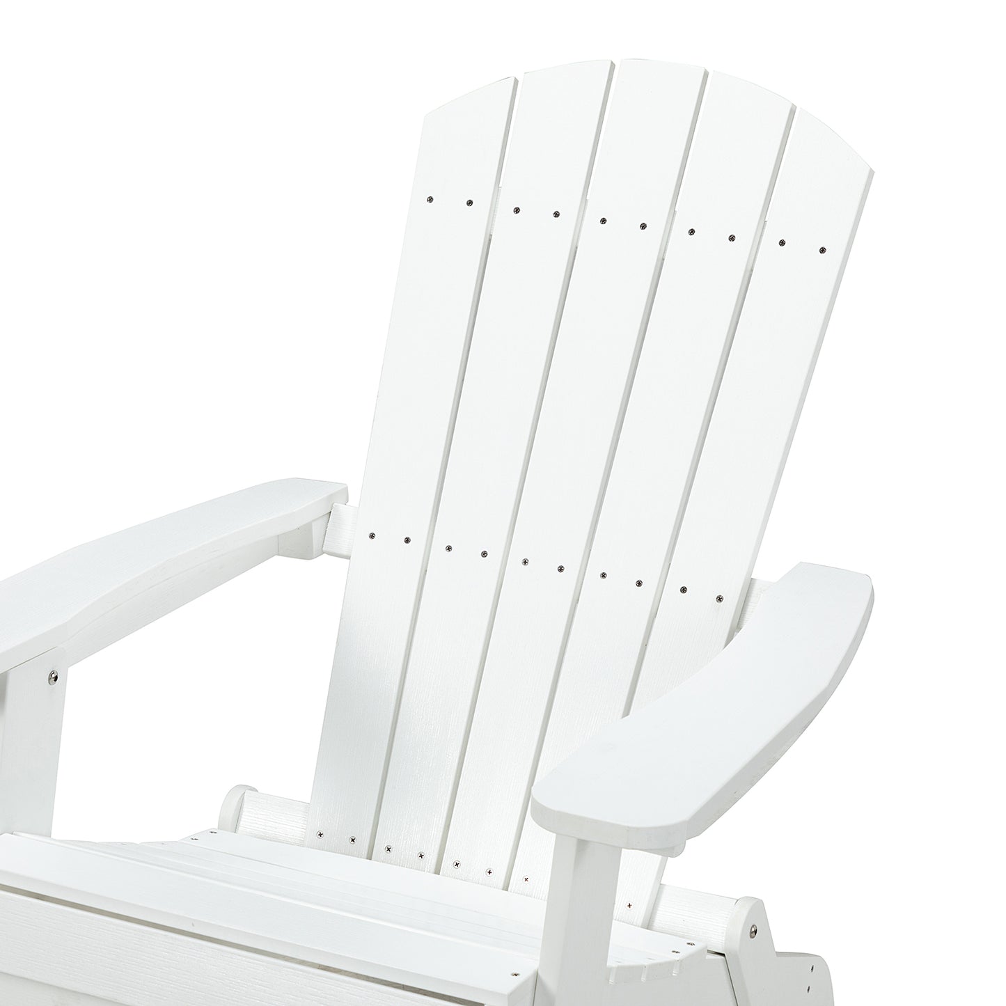 Elymus Outdoor 3 Pieces Plastic Adirondack Chair with Table