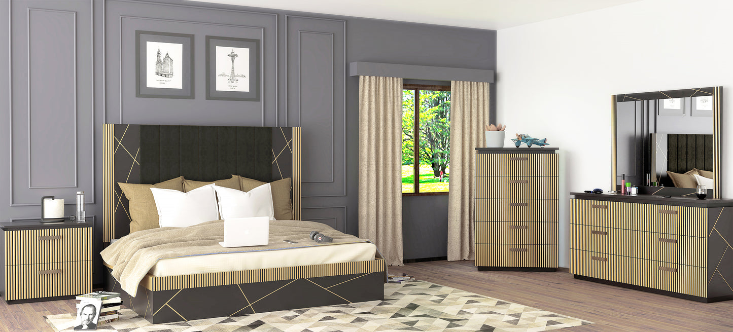 Allure 4 Pc King Bedroom Set