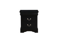 ACME Louis Philippe III Nightstand in Black