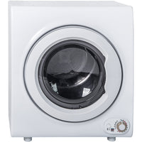 2.65 Cu. Ft Compact Laundry Dryer, 9 LBS Capacity Compact Tumble Dryer with 1400W Drying Power, Easy Control Clothes Dryer