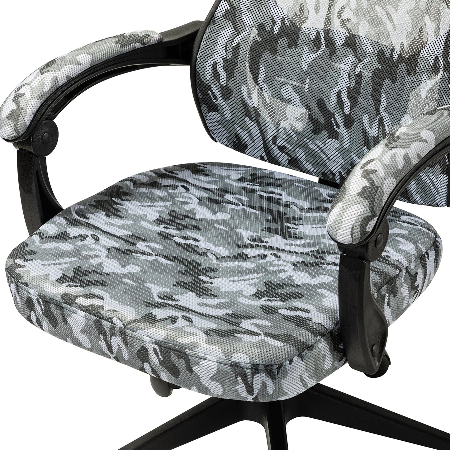 Nina Swivel Camouflage Gaming Chair with Adjustable Height