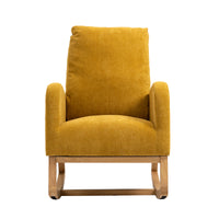 Living Room Comfortable Rocking Chair Living Room Chair Yellow