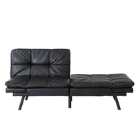 Convertible Memory Foam Futon Couch Bed, Modern Folding Sleeper Sofa