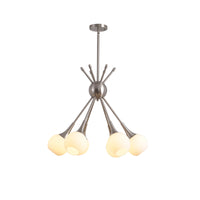 Modern American Medieval Branch Golden Chandelier 6 Bulbs