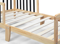 Twain Toddler Bed Natural/Black