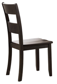 ACME Haddie Side Chair (Set-2), Distressed Walnut (2Pc/1Ctn)