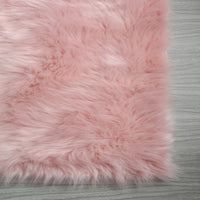 "Cozy Collection" Ultra Soft Fluffy Faux Fur Sheepskin Area Rug