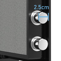 1.7 Cubic Feet Safe with Dual Alarm and Digital Touch Screen, Suitable for Home, Hotel, Office, Alloy Steel, Black