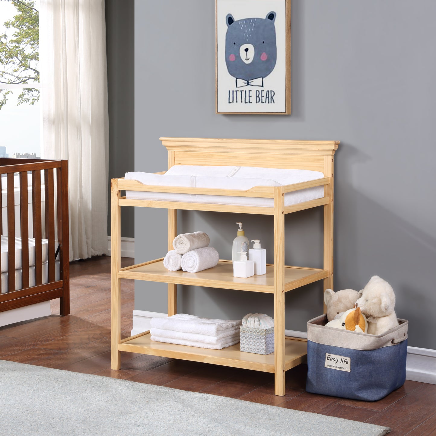 Universal Baby Infant Changing Table Natural