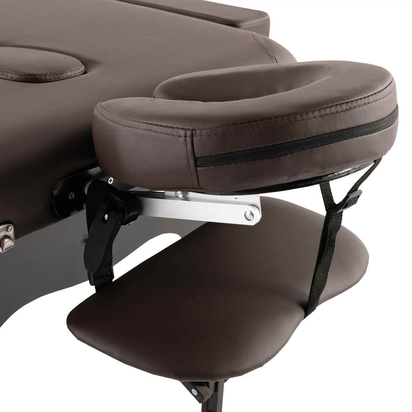 Portable Massage table 29 Inch Wide PU leather, 2 Section Wooden Adjustable Folding Massage Bed With Carrying Case