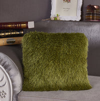 "Decorative" Shaggy Pillow (18-in x 18-in)