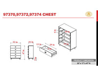 ACME Elms Chest in Black