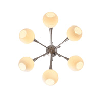 Modern American Medieval Branch Golden Chandelier 6 Bulbs