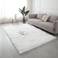 "Cozy Collection" Ultra Soft Fluffy Faux Fur Sheepskin Area Rug