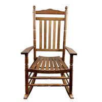 Balcony Porch Adult Rocking Chair Oak