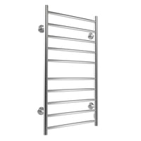 Electric Heated Towel Rack for Bathroom, Wall Mounted Towel Warmer, 10 Stainless Steel Bars Drying Rack