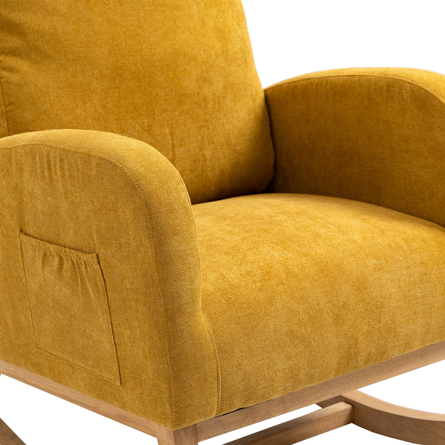 Living Room Comfortable Rocking Chair Living Room Chair Yellow