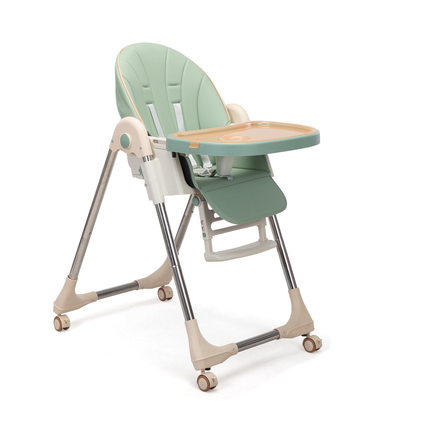 Multipurpose Adjustable Highchair for Baby Toddler Dinning Table with Feeding Tray and 3-Point Safety Buckle