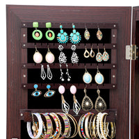 Fashion Simple Jewelry Storage Mirror Cabinet With LED Lights,For Living Room Or Bedroom