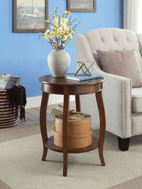 ACME Aberta Side Table in Walnut