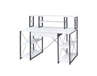 ACME Amiel Desk, White & Black