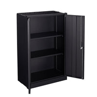 Folding File Cabinet Black