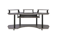 ACME Eleazar Computer Desk, Black Oak