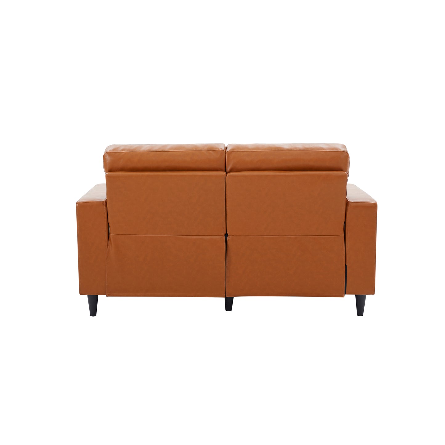 Modern Style Loveseat PU Leather Upholstered Couch Furniture for Home or Office