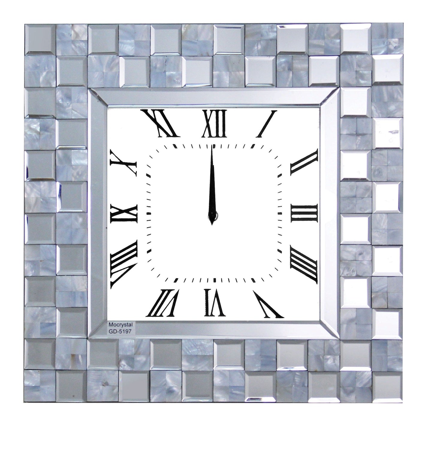 ACME Nasa Wall Clock in Mirrored