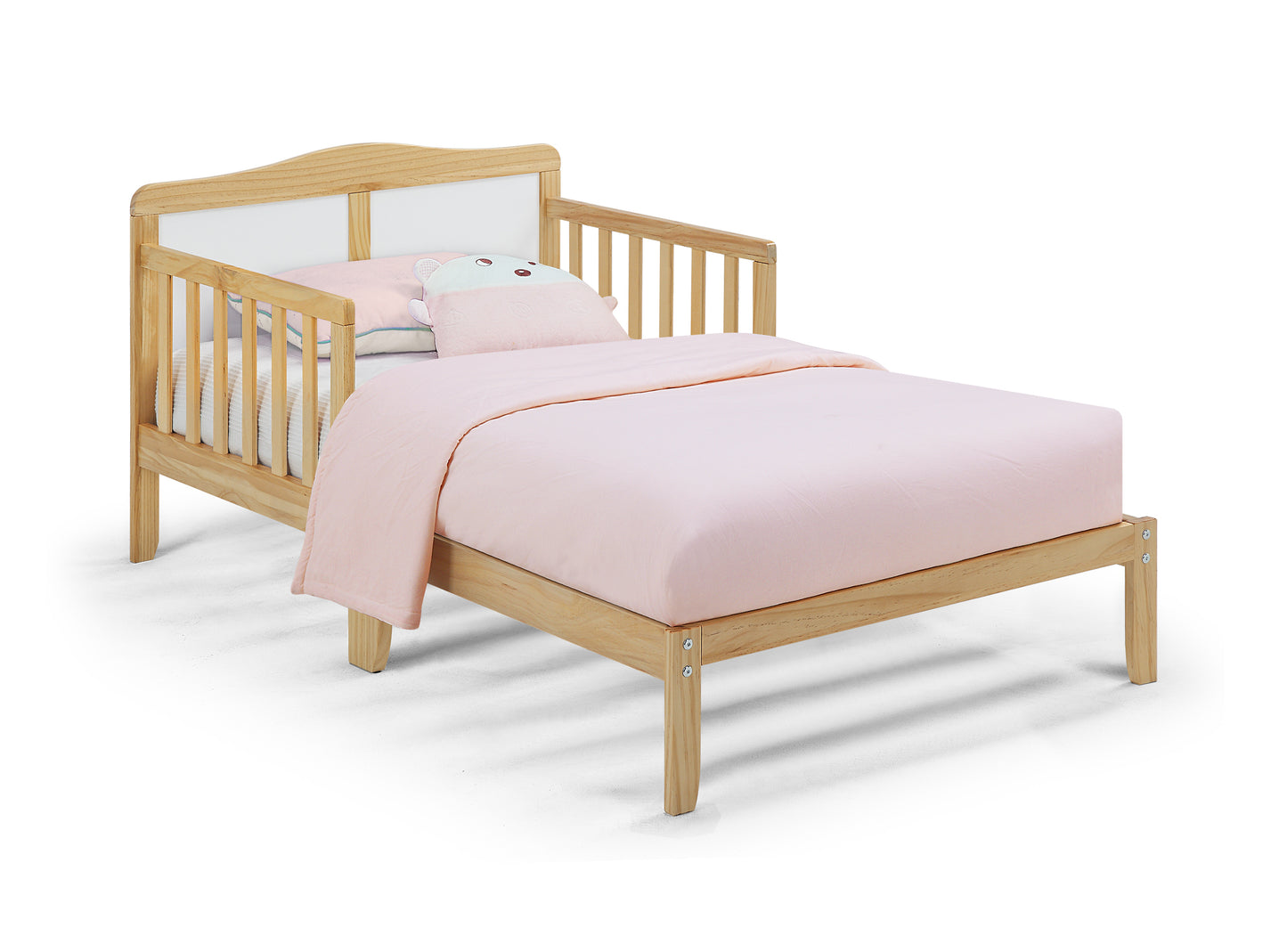 Birdie Toddler Bed Natural/White