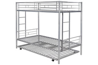 Twin Over Twin Bunk Bed with Trundle