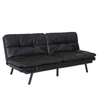 Convertible Memory Foam Futon Couch Bed, Modern Folding Sleeper Sofa