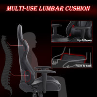 Gaming Chair, Computer Chair with Lumbar Support, Adjustable Height Gaming Chair, Office Chair with Headrest