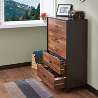 ACME Eloy Chest in Walnut & Espresso