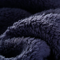 Oversided Sherpa Throw, 60" x 72" Ink Blue