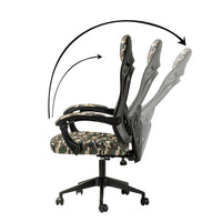 Nina Swivel Camouflage Gaming Chair with Adjustable Height