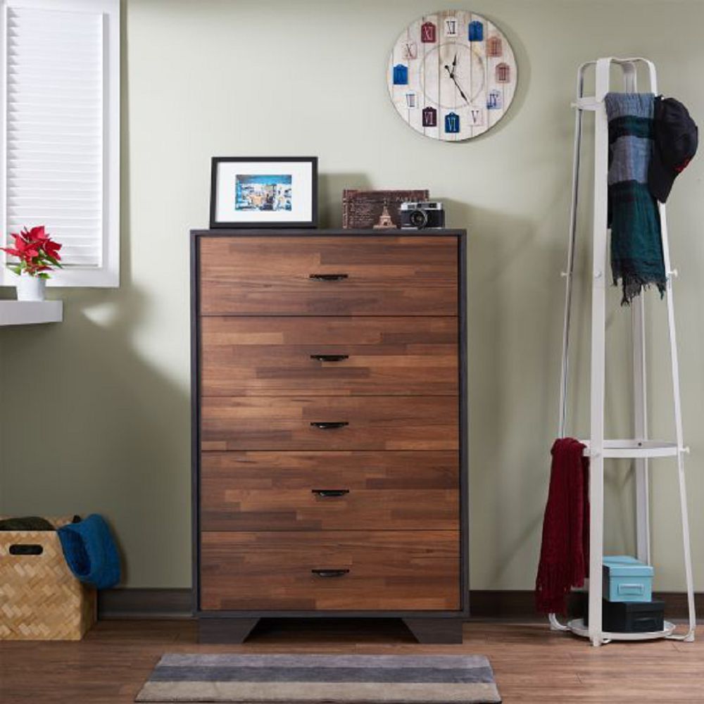 ACME Eloy Chest in Walnut & Espresso