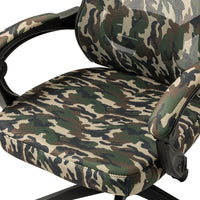 Nina Swivel Camouflage Gaming Chair with Adjustable Height