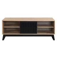 ACME Gamaliel TV Stand in Oak & Espresso Finish